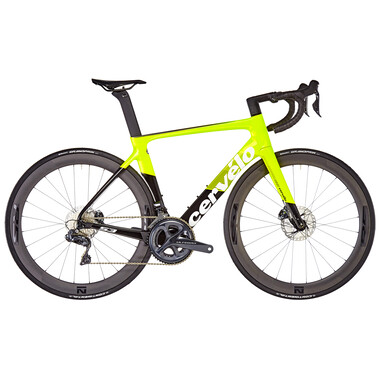 Bicicleta de carrera CERVÉLO S3 DISC Shimano Ultegra Di2 8070 36/52 Amarillo fluorescente/Negro 2020 0